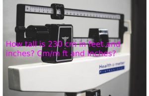 How tall is 230 cm in feet and inches_ Cm_m ft and Inches_