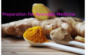 Preparation For Ayurveda Medicine
