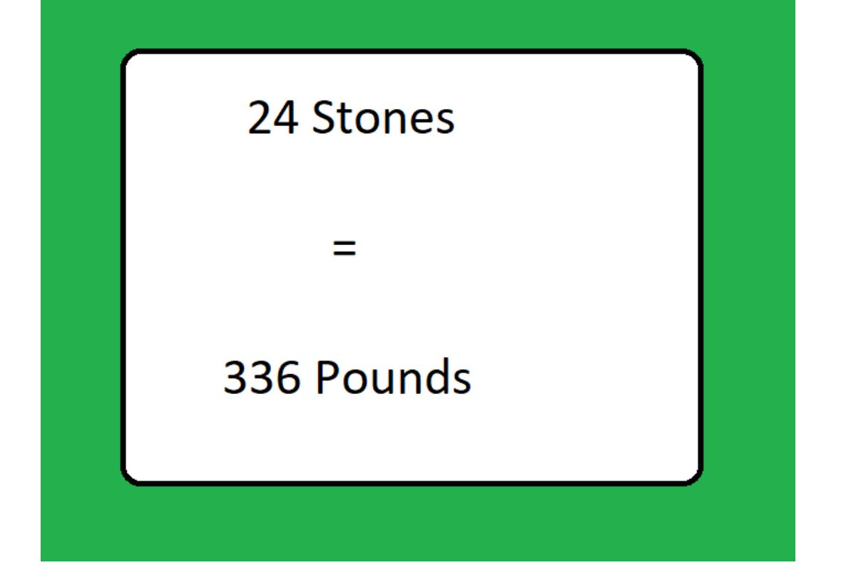 24 Stones In Pounds