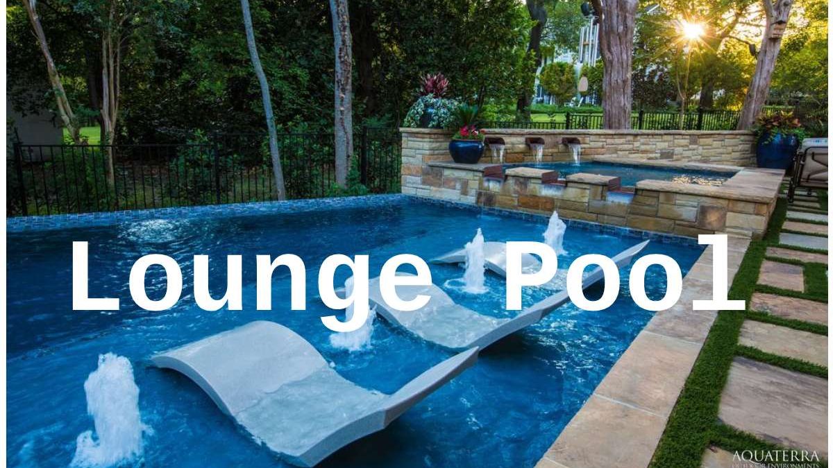 Lounge Pool Modern and Contemporary Lounge Chairs in Pools