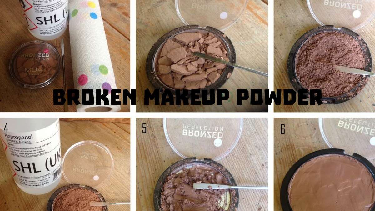 How to Fix Broken Makeup Powder