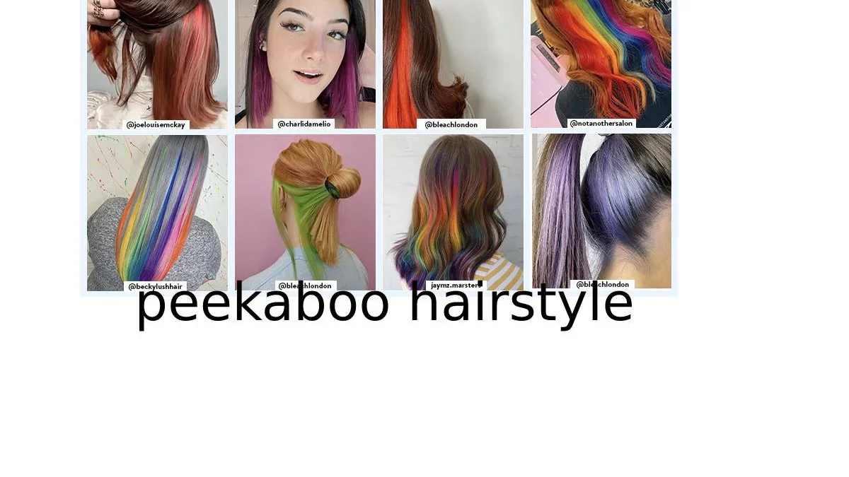 Blue Peekaboo Hair Defination, Types, And more