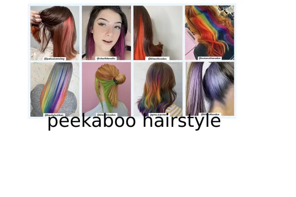 peekaboo hairstyle