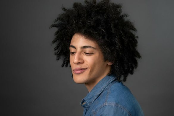 18-year-old boy with black hair