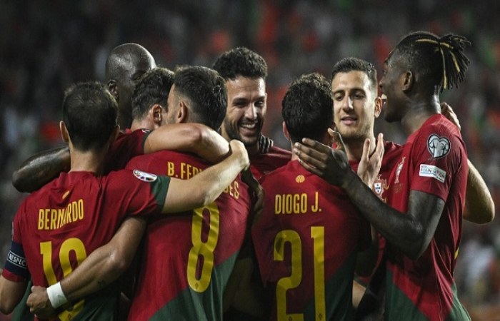 Host Portugal won the match 9-0