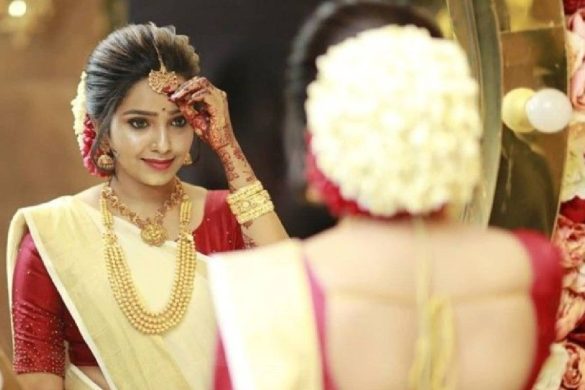 Kerala Bridal Hairstyle