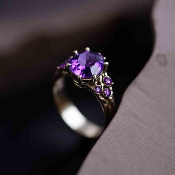 purple gemstones