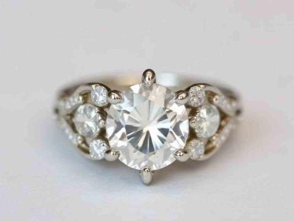 white gemstones